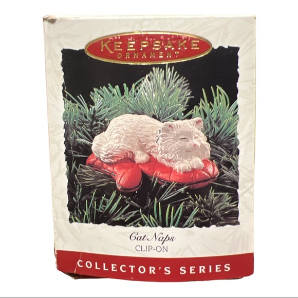 Vintage 1995 Collectors Series Cat Naps Clip-On Ornament - Picture 6 of 6